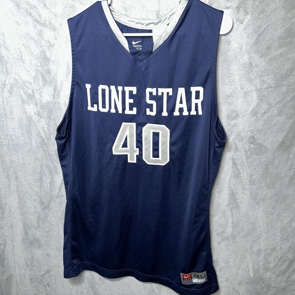 Lone Star Rangers High School #40 Basketball Team Nike Jersey 2xL